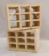 آجر سفال ،ده سوراخ لفتون، سه گل ،نما نسوز ازتولیدی